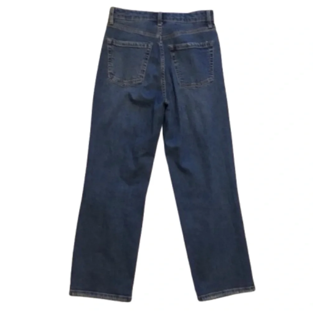 Wild Fable Highest Rise Straight Distressed Destructed Button Fly Jeans 4